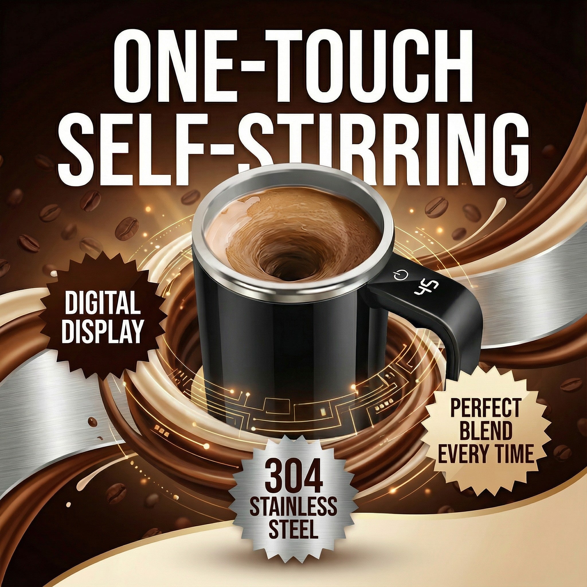 Automatic Stirring Cup Rechargeable